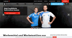 Desktop Screenshot of lerche-werbemittel.de